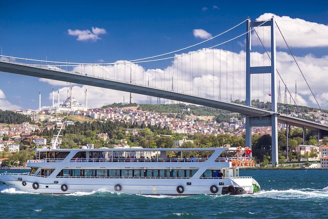 2 Continents Tour incl. Beylerbeyi Palace [full-day] - Bosphorus Bridge viewpoint: a day bridge, not a night show