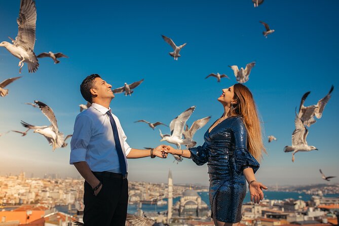 All Inclusive Full Day Luxury Istanbul Photo Shoot Tour - Seven Hills Restaurant terrace: tea, seagulls, and slow-motion ideas