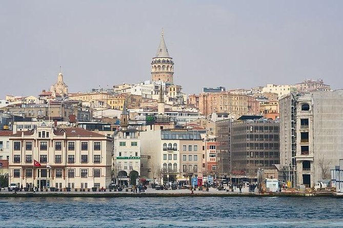 Bosphorus Cruise with unlimited alcohol - Galata Tower stop: quick orientation for the Golden Horn area