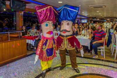 Bosphorus Sightseeing Cruise with Turkish Live Show and Dinner - The Turkish live show: dance, audio, and sight-line headaches