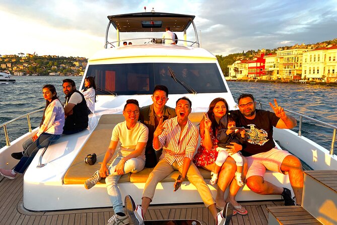 Bosphorus Sunset Yacht Cruise with Snacks and Live Guide - Bosphorus Bridge views, plus the second crossing farther along