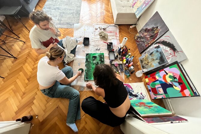 Istanbul Art Escape Wine and Paint at Local's Home - Wine, tea, coffee, snacks: why the drinks change the mood