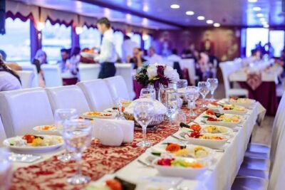 Istanbul Bosphorus Cruise Dinner, Drinks & Show with Pickup - Dinner on the Bosphorus: meze, hot starter, and your main choice