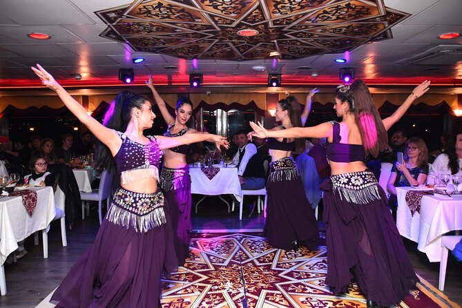 Istanbul Bosphorus Dinner Cruise Turkish Night Show All inclusive - Bosphorus Bridge Night Energy: Europe and Asia, Lit Up