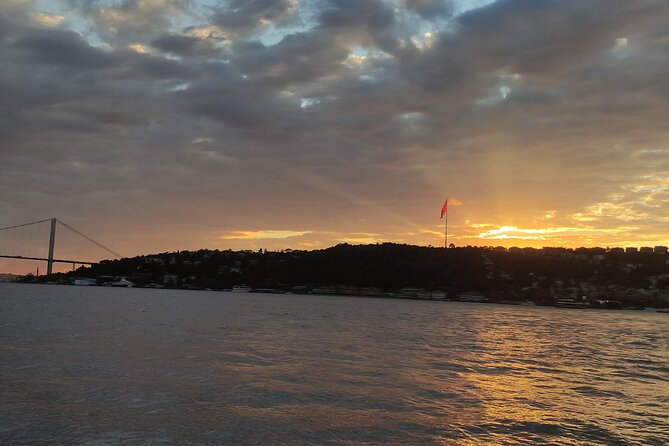 Istanbul Bosphorus Sunset Cruise with Wine on a Luxury Yacht - Galata Port and the Golden Horn: a classic Istanbul skyline frame