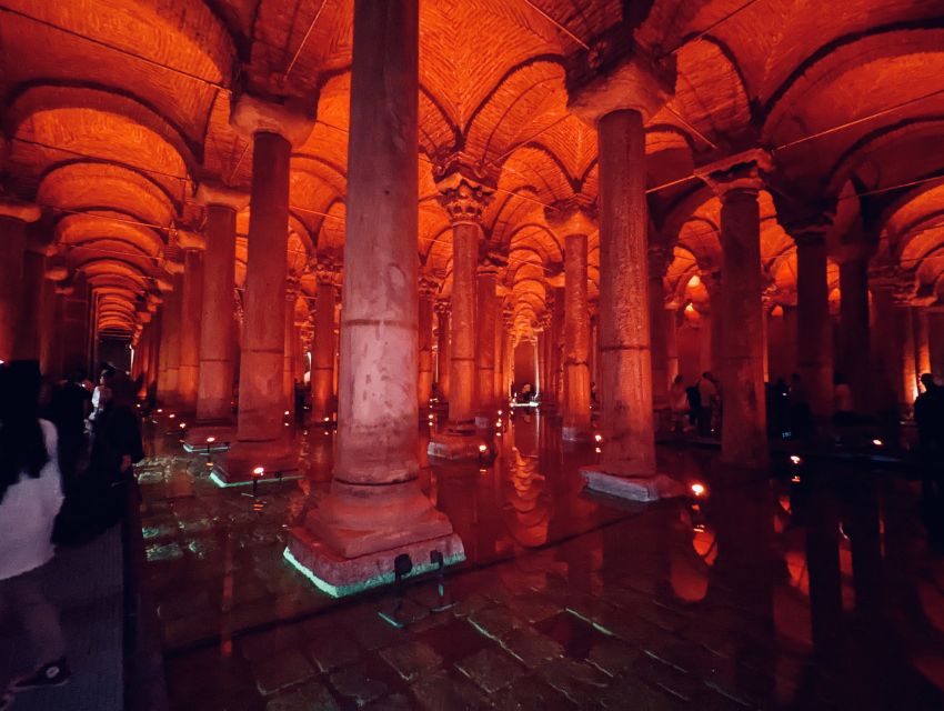 Istanbul: City Highlights Group Tour with Hagia Sophia Entry - Basilica Cistern: the Medusa heads and the underground cool-down you’ll feel