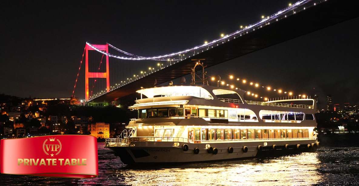 Istanbul: Dinner Cruise and Entertainment with Private Table - The Cruise Route: From Dolmabahçe to Maiden’s Tower After Dark