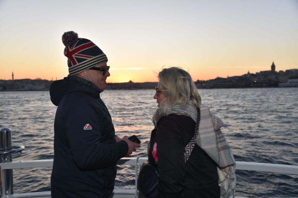 Istanbul: Explore Bosphorous on a Sunset Boat Cruise - Fortresses, palaces, and the narrowing strait toward Rumeli Hisarı and beyond