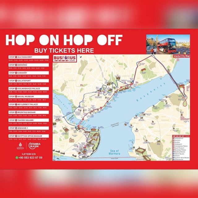 Istanbul Hop On Hop Off Bus24 Hours Ticket - FAQ