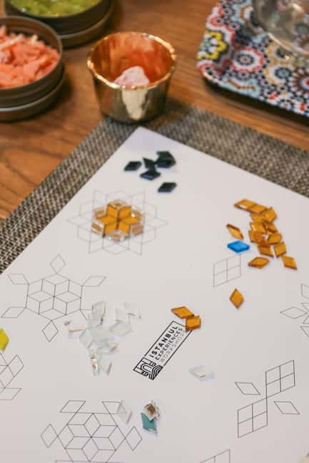 Istanbul: Mosaic Candle Holder Workshop - The Hands-On Making Part: Your Pattern Comes to Life