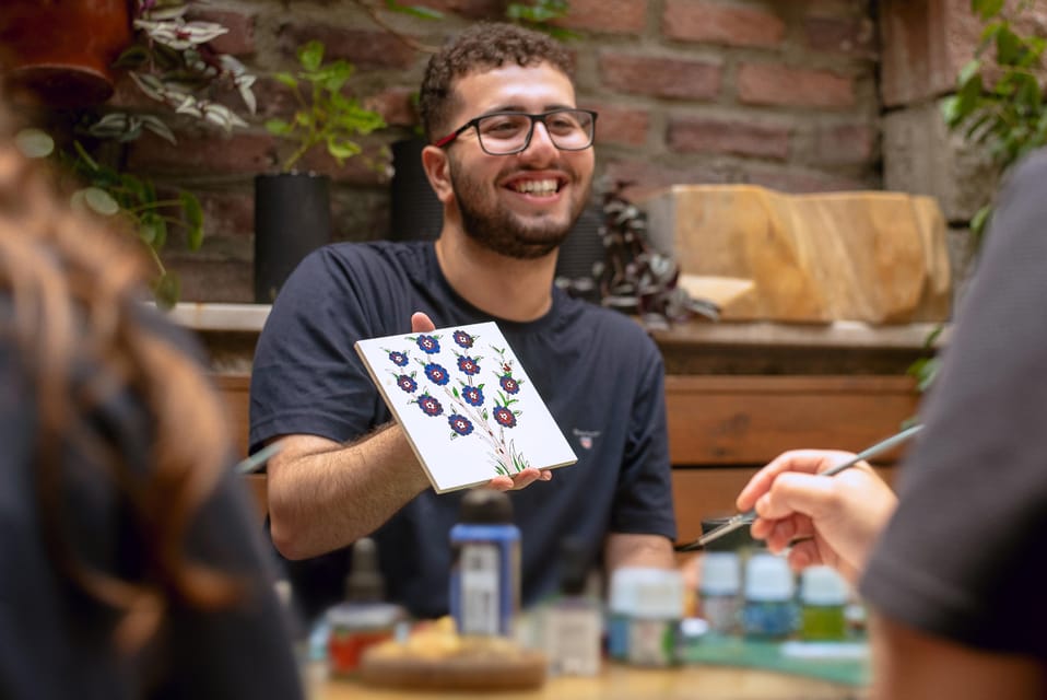 Istanbul: Turkish Tile Painting & Ceramic Workshop w/ Snacks - Tea, coffee, and handmade cookies are not a minor detail