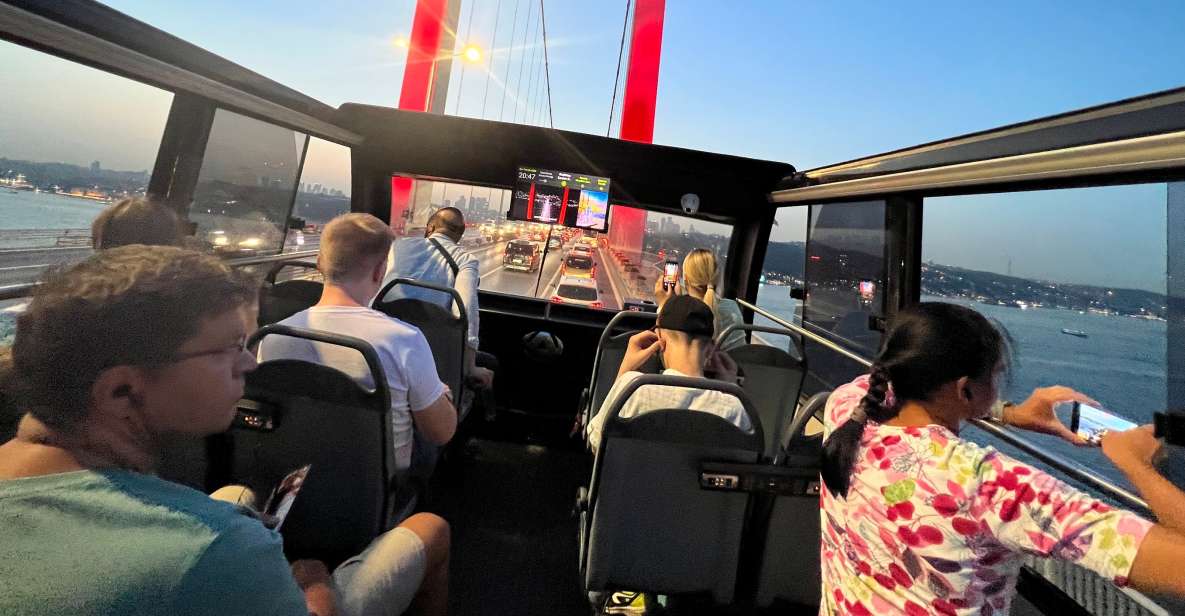 Istanbul: Two Continents Evening Bus Tour with Commentary - Evening double-decker energy from Sultanahmet Square