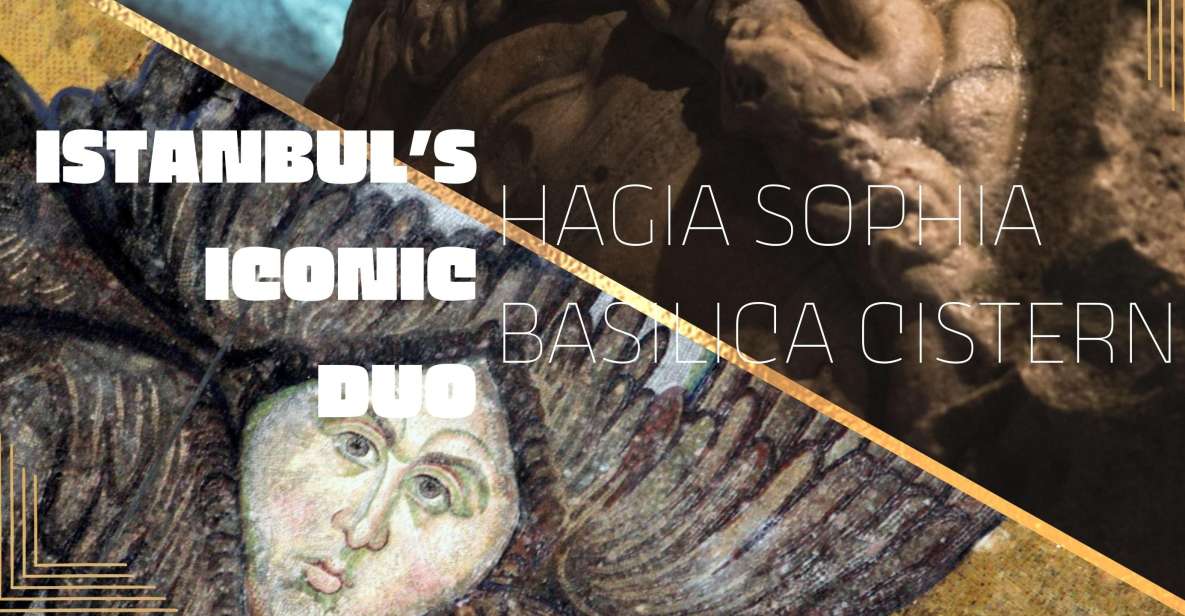 Istanbul's Iconic Duo: Hagia Sophia & Basilica Cistern - Basilica Cistern underground: Medusa heads and the Roman logic