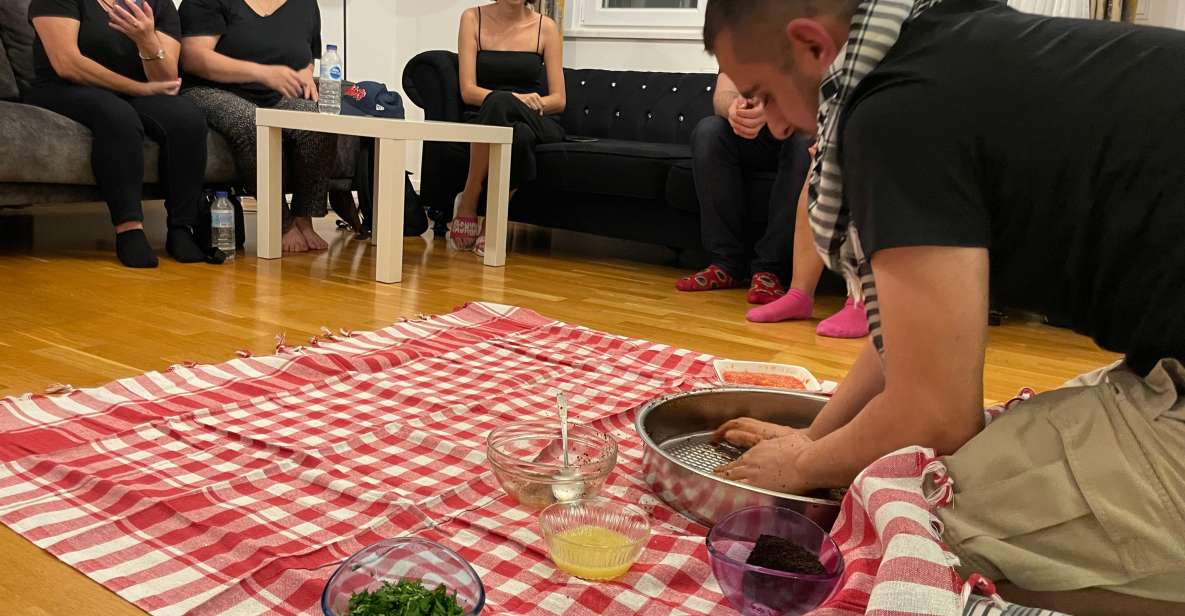 Traditional Home Dinner Night with Çiğköfte - Learn and Eat - Inside the 2.5 Hours: How the Night Unfolds